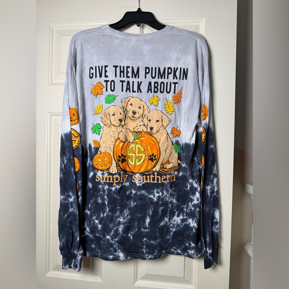 Simply Southern Give Them Something To Pumpkin About Long Sleeve Shirt